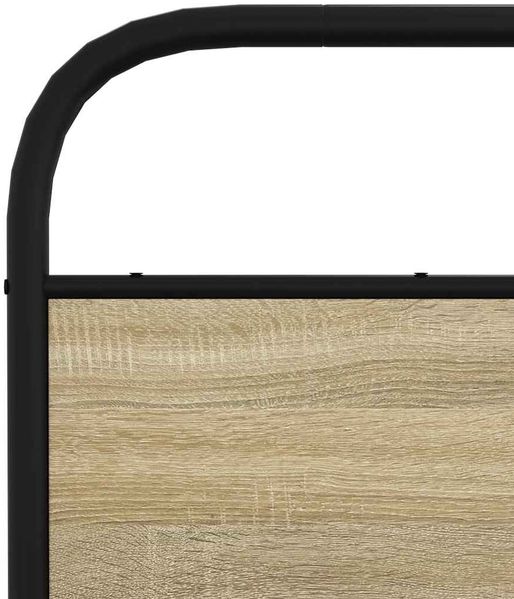 vidaXL Bettgestell ohne Matratze 140x190 cm Sonoma-Eiche Holzwerkstoff 4100258 Bild 8
