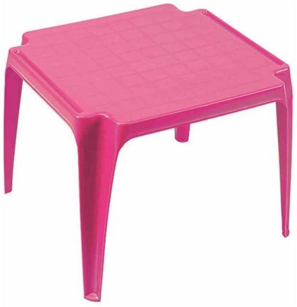 Progarden Kinder-Stapeltisch 50x50 cm, Höhe 44 cm, quadratisch, pink