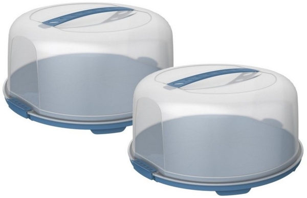 ROTHO Kuchentransportbox Fresh 2er-Set Tortenglocke, Kunststoff (PP), Kunststoff, Hergestellt in der Schweiz Bild 5