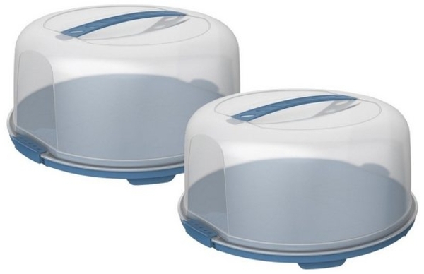 ROTHO Kuchentransportbox Fresh 2er-Set Tortenglocke, Kunststoff (PP), Kunststoff, Hergestellt in der Schweiz Bild 4