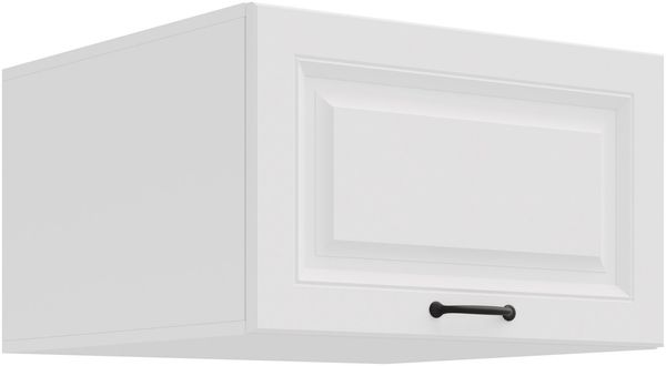 Aufsatzschrank Hochschrank 60 cm STILO Weiss Küchenzeile Küchenblock Küche Landhaus
