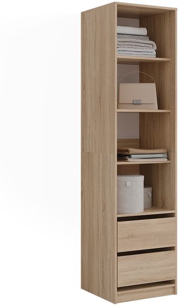 Kleiderschrank Elmo Sonoma 50 x 200 cm Vicco Bild 6
