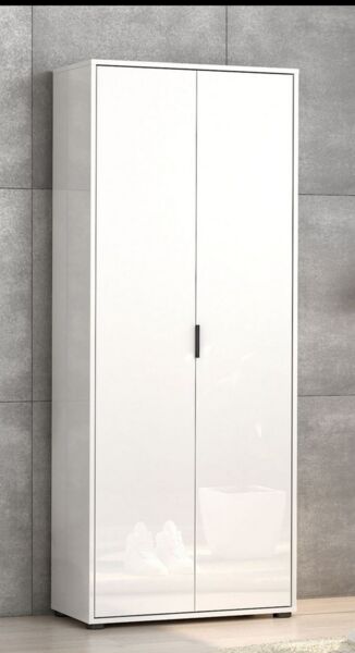 Home affaire Mehrzweckschrank JOLLY, Stauraumschrank, Breite 72,5 cm, Höhe 178 cm (1-St) 2 Türen, 4 Einlegeböden-Schrank hochglanz lackiert