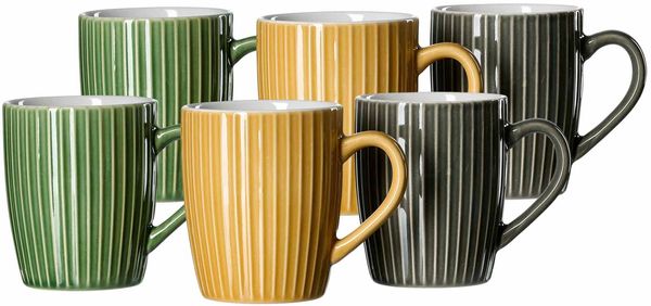 Ritzenhoff & Breker Umea Henkelbecher 350 ml 6er Set sortiert