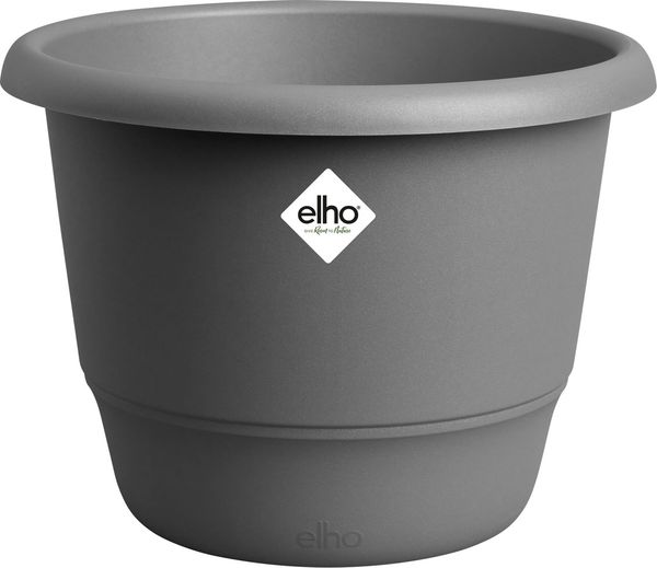 Elho Übertopf Amiga Kunststoff schwarz Ø 39 x 26 cm