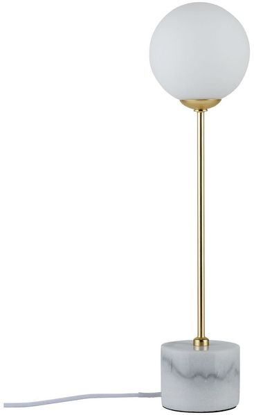 Paulmann No. 79661 Tischleuchte Neordic Moa Weiß, Gold matt