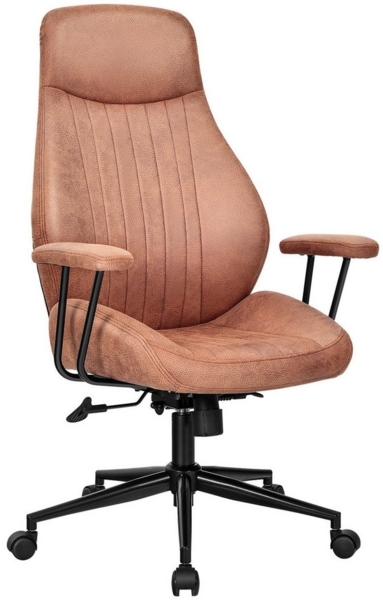 COSTWAY Bürostuhl, mit verstellbarer hoher Rückenlehne, abnehmbaren Armlehnen Bild 5