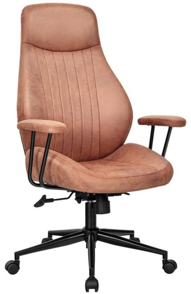 COSTWAY Bürostuhl, mit verstellbarer hoher Rückenlehne, abnehmbaren Armlehnen Bild 4