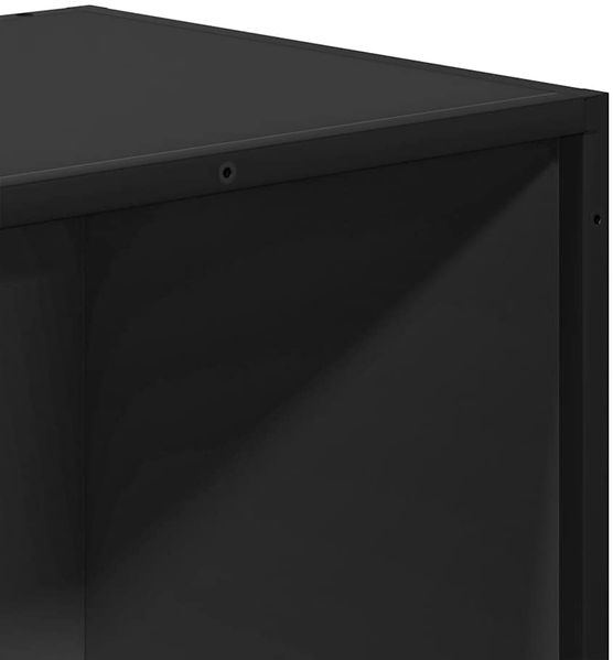 vidaXL Bücherregal Schwarz 60x35x107,5 cm Holzwerkstoff 849114 Bild 7