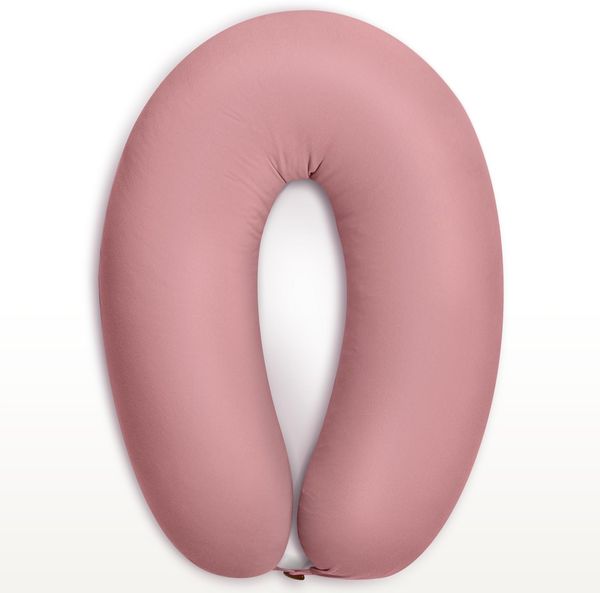 sei Design Stillkissenbezug 190×30 cm – Premium Jersey Ersatzbezug für Stillkissen XXL – weich, elastisch & pflegeleicht – mit Tasche & XXL-Reißverschluss – Oeko-TEX – Sand | Rosa | Grau | Mint
