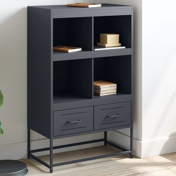 vidaXL Highboard Anthrazit 68x39x111,5 cm Stahl 846604