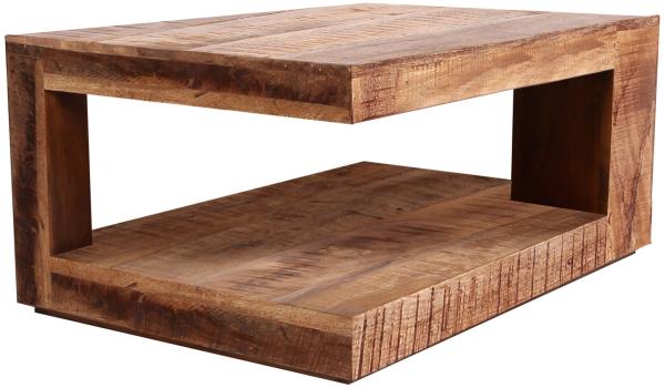 Couchtisch Mangoholz 90 x 40 x 60 cm Couchtisch Wohnzimmer Beistelltisch Neu