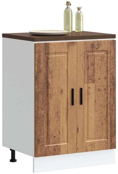 vidaXL Küchenunterschrank Porto Altholz-Optik Holzwerkstoff 853925