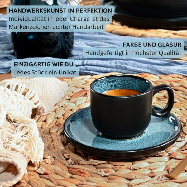 SÄNGER Espressotassen Set Vigo 12 teilig für 6 Personen Bild 5