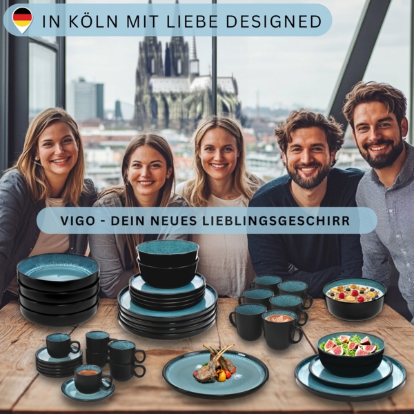 SÄNGER Espressotassen Set Vigo 12 teilig für 6 Personen Bild 6