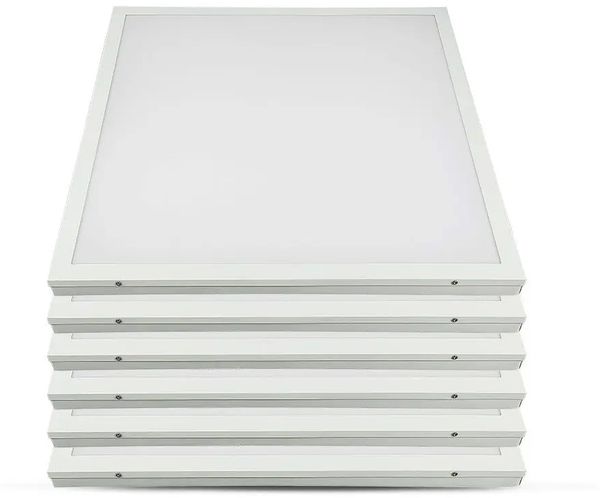 6x LED Einbau Panel, 36 Watt, 4320 Lumen, kaltweiß, 59,5x59,5 cm