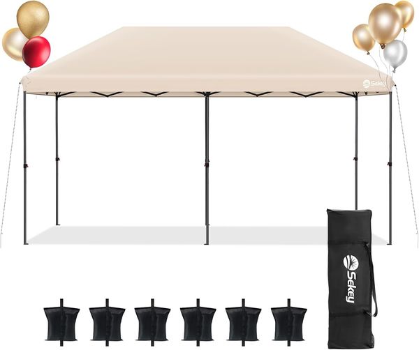 Sekey One-Touch Pop Up Pavillon 3×6, creme