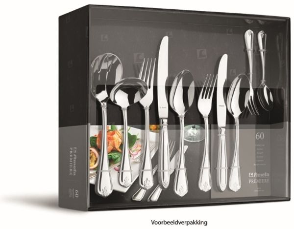 Amefa Metropole 1170 - 60-pc Cutlery set in retail touch box