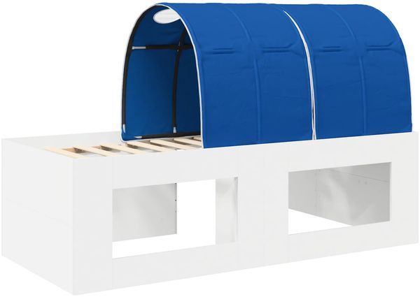 vidaXL Bettrahmen mit Tunnel 3 Stk. Weiß und Blau Holzwerkstoff 3423643 Bild 8