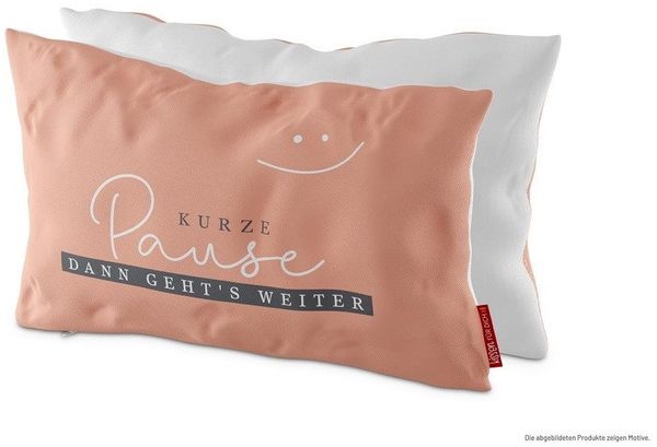 La Vida Dekokissen Kinderkissen, Nackenkissen, Kissen mit Spruch, Kuschelkissen, Dekoration, Geschenk für dich, Kollektion Bild 3