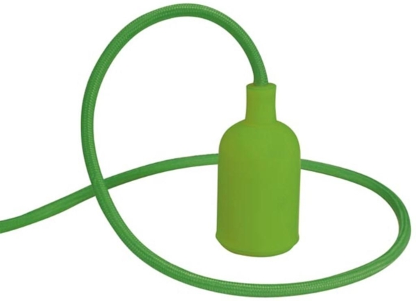 Vellight DESIGN-PENDELLEUCHTE MIT TEXTILKABEL - GRÜN Bild 2