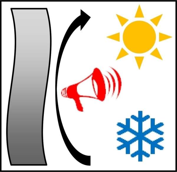 Wirth Vorhang Trondheim 328 g/m² (1 St), Schlaufen, blickdicht, Chenille Bild 3