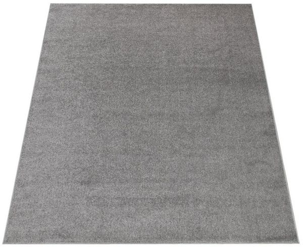 KADIMA DESIGN Teppich waschmaschinenwaschbar Unifarben Küche, Flur Waschbarer Teppich, Rund, Höhe: 12 mm, Florhöhe: 8 mm, Polypropylen, Rund, 120D, Anthrazit