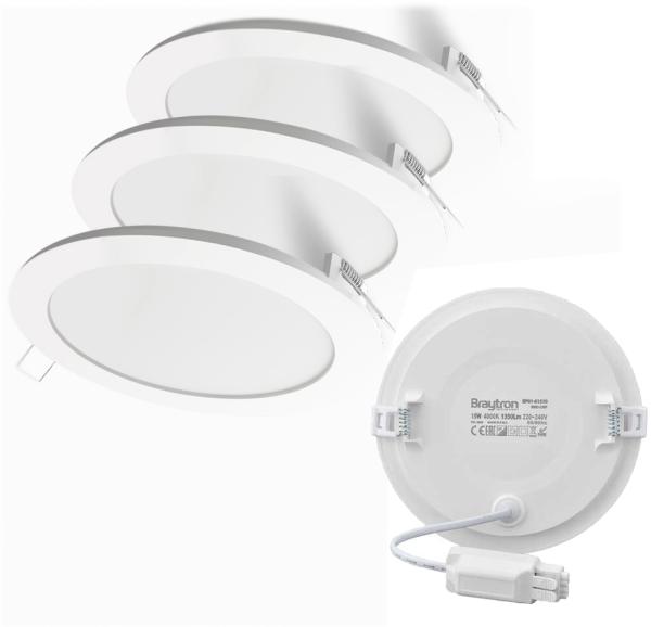 24W LED Ultra Slim LED Einbauleuchte Panel PLUS Serie Rund Ø 300mm Warmweiß