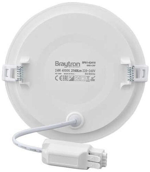 24W LED Ultra Slim LED Einbauleuchte Panel PLUS Serie Rund Ø 300mm Warmweiß Bild 5