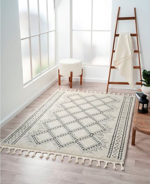 Myflair Möbel & Accessoires Hochflor-Teppich Moroccan Tradition, LAGERRÄUMUNG!, rechteckig, Höhe: 24 mm, modern, marokkanisches Design, flauschig weich durch Hochflor