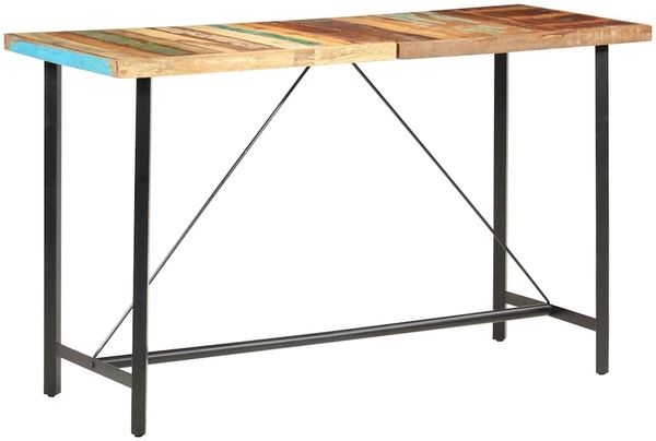 vidaXL Bartisch 180 x 70 x 107 cm Recyceltes Massivholz 286595