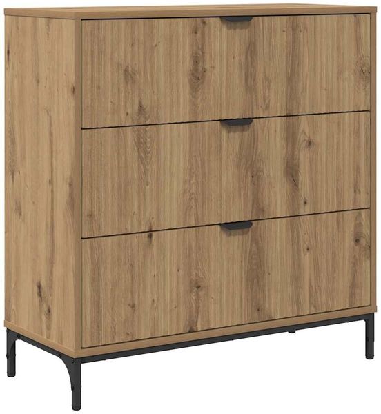 Sideboard, Kommode Artisan-Eiche 79,5 x 33 x 82 cm Holzwerkstoff j1104p