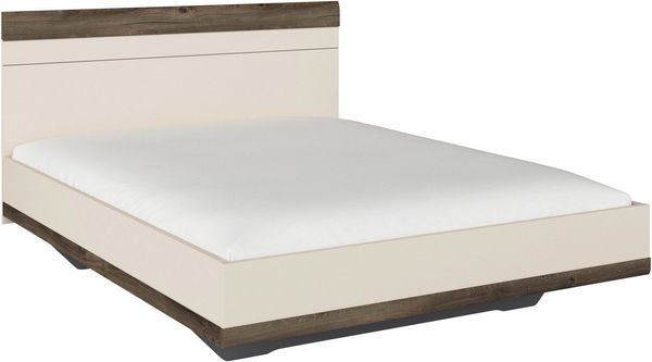 rauch Futonbett Bett Doppelbett Holzbett SAJO, mit Farb-Absetzungen in komfortabler Sitzhöhe MADE IN GERMANY