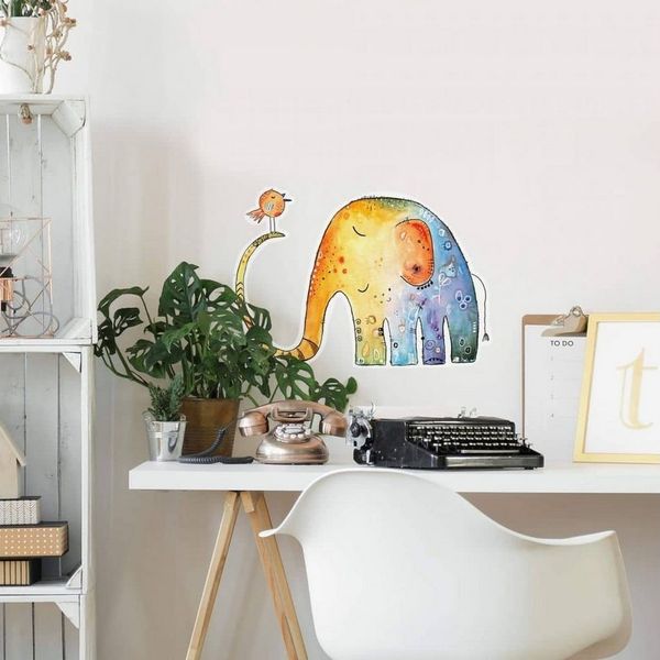 K&L Wall Art Wandtattoo Wandtattoo Hagenmeyer glückliche Wohnzimmer Sticker Enjoy life, Wandbild selbstklebend, entfernbar