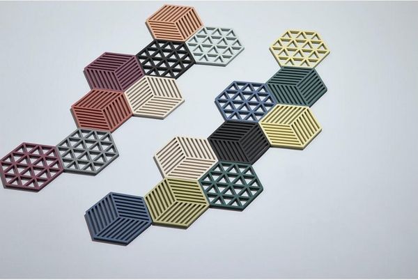 Zone Denmark Topfuntersetzer Hexagon Black