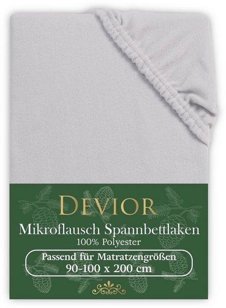 Devior Spannbettlaken Spannbetttuch Bettlaken Winter Flausch Warm Leintuch, Fleece, Gummizug: Rundumgummizug, Matratzen Bezug bis 22cm Matratzenhöhe Kuschelig Flauschig