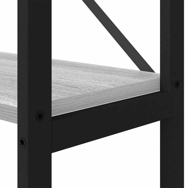vidaXL Regal Grau Sonoma 156 x 25 x 167.5 cm Holzwerkstoff 868344 Bild 7