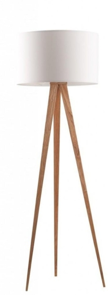 Zuiver Tripod Stehlampe Holz | Skandinavisches Design in Weiß