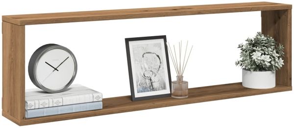 vidaXL Würfel-Wandregale 4 Stk. Artisan-Eiche 100x15x30 Holzwerkstoff 856585