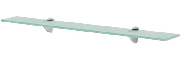vidaXL Schwebendes Regal, Glas transparent, 0,8 x 10 x 70 cm