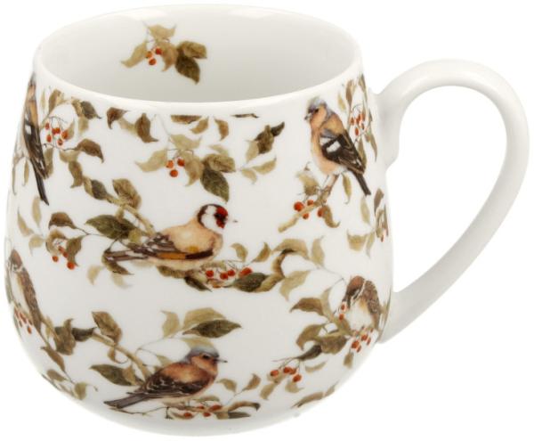 DUO ANIMALS Fassbecher 430 ml BIRDIES New Bone China Porzellan