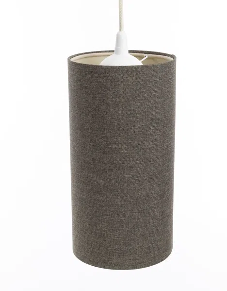 BPS Koncept 0T0-012-15w25 Hängeleuchte BOHO ELEGANT E27 1x40W Stoff strukturiert auf PVC-Kunststoff dunkelgrau H:102cm Ø15cm dimmbar Bild 5