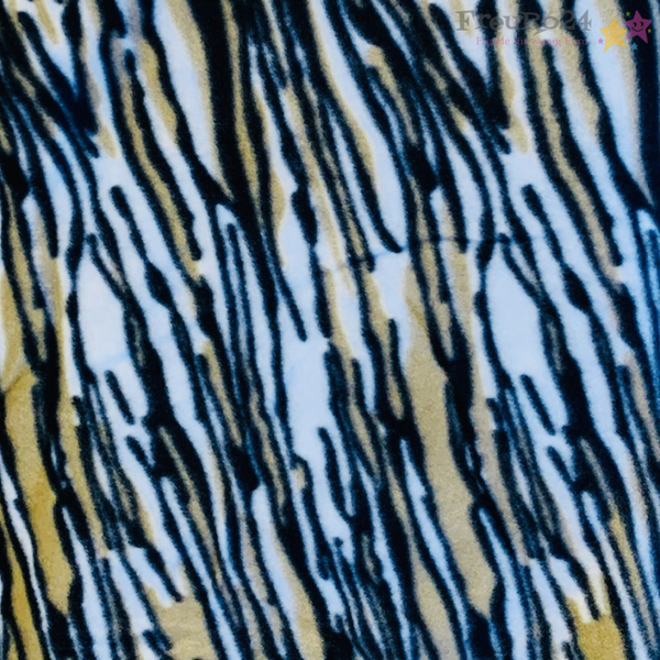 VIVA Living Hochwertige Wohn-Fleecedecke 130 x 170 cm Zebra grün 4