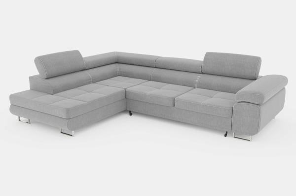 Stylefy Alejandro Ecksofa Strukturstoff INARI Türkis Links