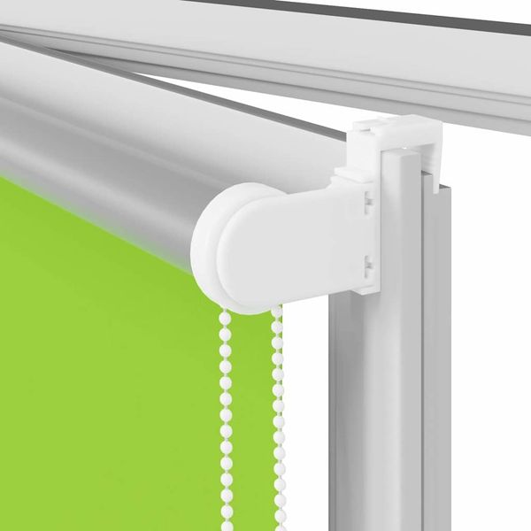 vidaXL Verdunkelungsrollo Grün 130x210cm Stoffbreite 126,6cm Polyester 4011316 Bild 11