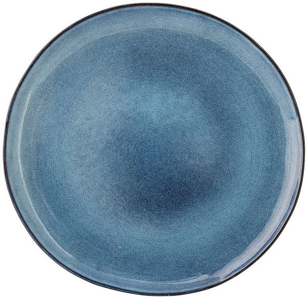 Bloomingville Speiseteller Bloomingville Sandrine Speiseteller Blue Steingut (1 Teller)