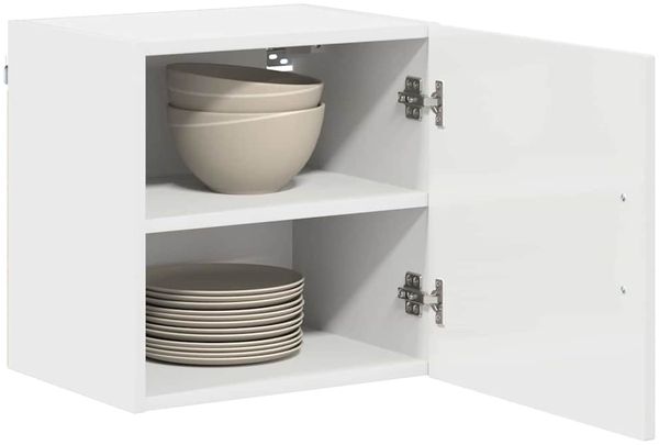 vidaXL Geschirrspülerfront Kalmar 2 pcs Hochglanz Weiß 40 x 31 x 40 cm 884523 Bild 3