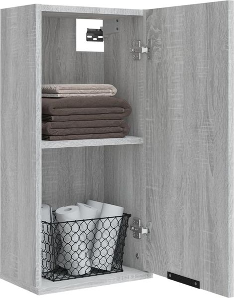 vidaXL Wand-Badschrank Grau Sonoma 32x20x67 cm 817061 Bild 5