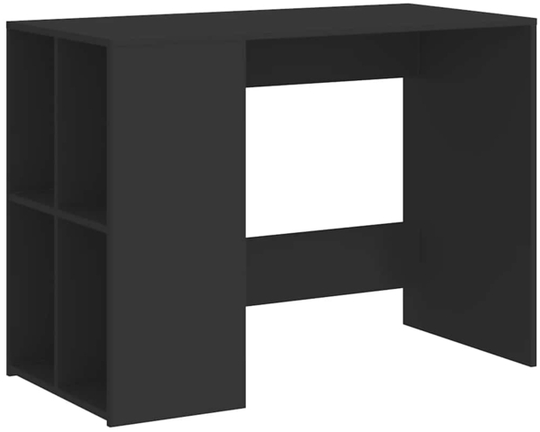 vidaXL Schreibtisch Schwarz 102x50x75 cm Holzwerkstoff 840542