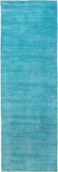 Gabbeh Teppich - Loribaft Softy - Teppstar 300 x 80 cm - türkis - läufer
